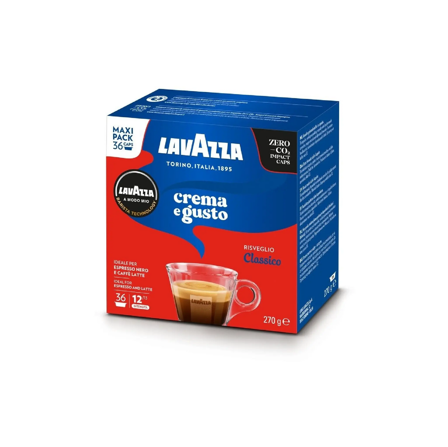 Lavazza AMM - Crema Gusto Classico x36 Capsules ITALIAN COFFEE