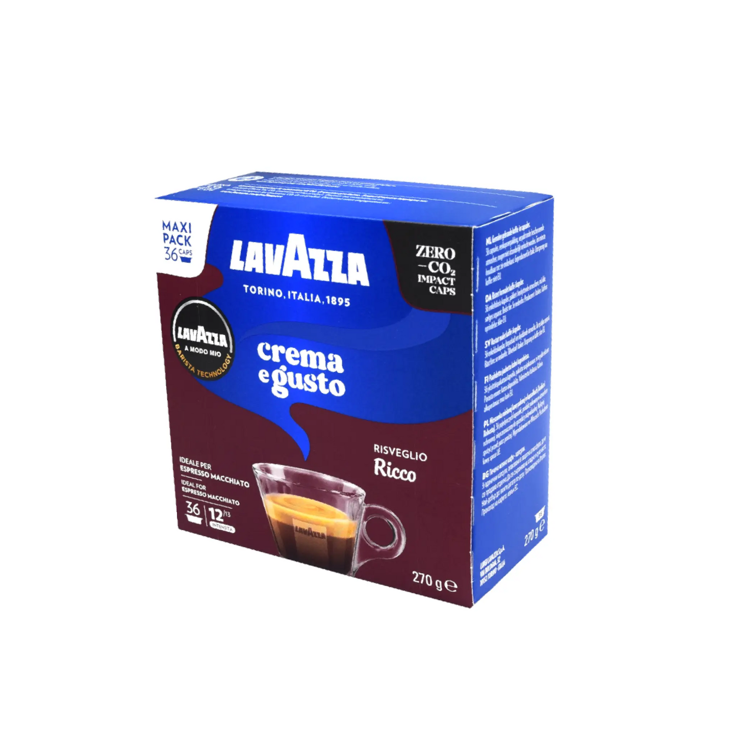 Lavazza AMM - Crema Gusto Ricco x36 Capsules ITALIAN COFFEE